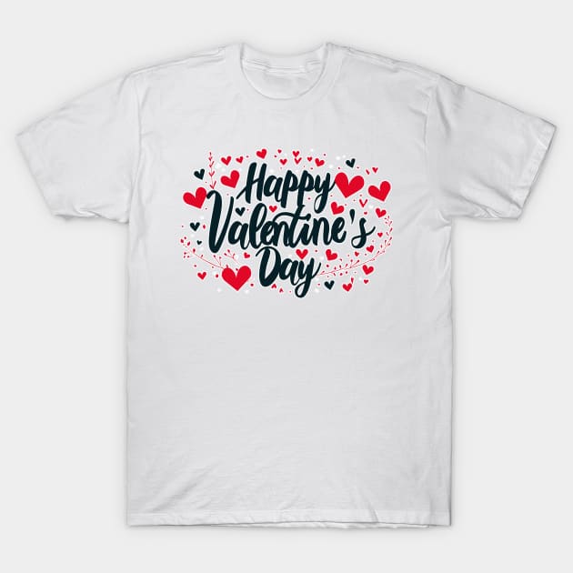 cute heart valentine's day love celebration gift T-Shirt by MK3